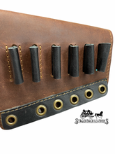 Load image into Gallery viewer, Butt Stock Shell Holder Two-tone Leather