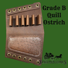 Load image into Gallery viewer, Butt Stock Shell Holder Ostrich Inlay Pad