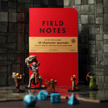Load image into Gallery viewer, Field Notes 5E Character Journal. 2pk