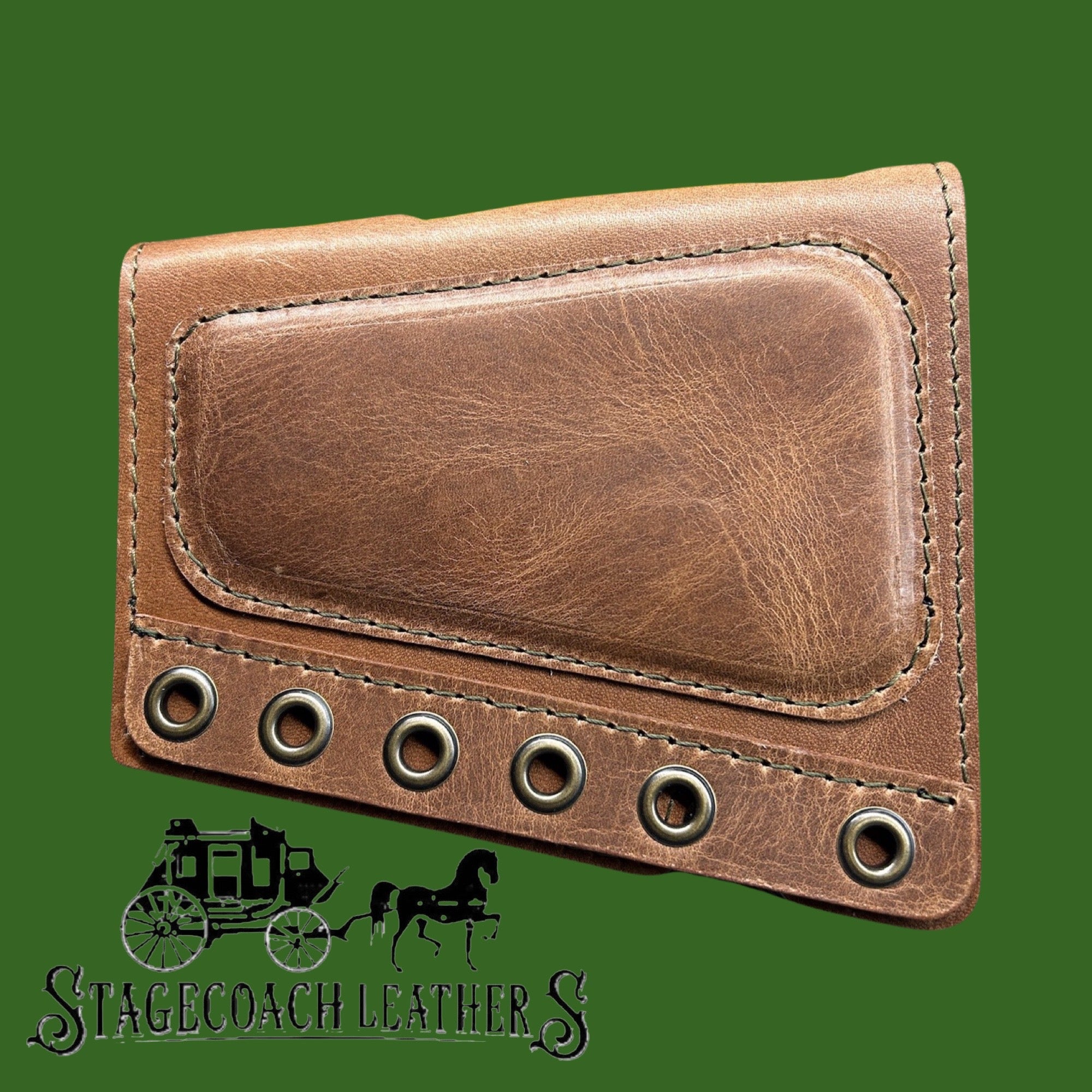 WAYNE'S DOG Leather Gun Butt Stock Cover, Padded Suede Cheek Rest Pad WAYNE'S DOG Leather Gun Butt Stock Cover, Padded Suede Cheek Rest Pad