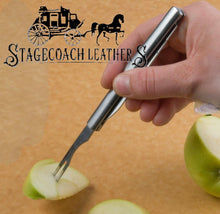 Load image into Gallery viewer, Fruit Knife with Leather Pouch