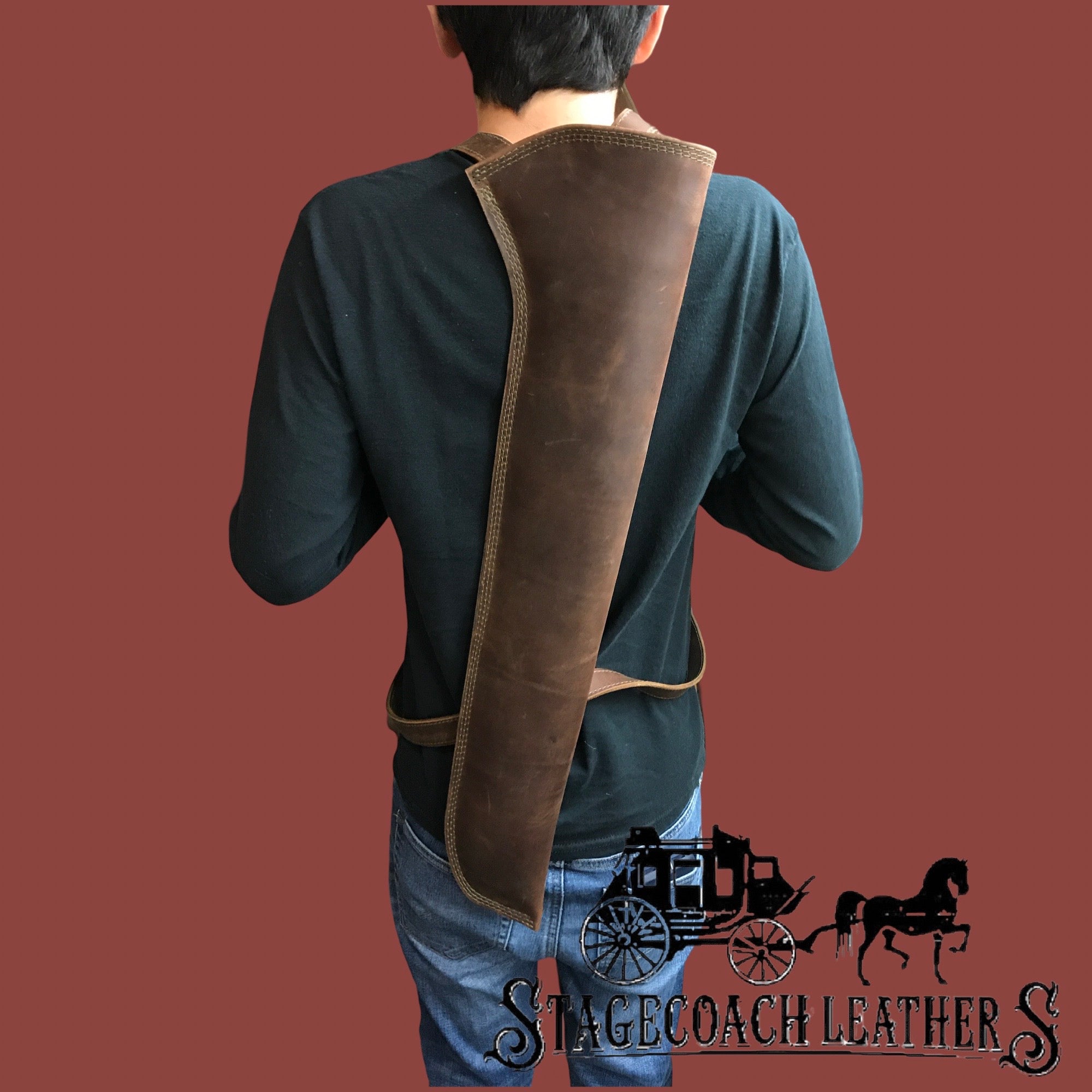 backpack rifle scabbard leather Rifle / Shotgun Backpack Style Scabbard – Stagecoach Leathers