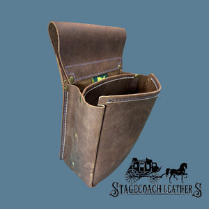 The Wedge Leather Shotshell Bag