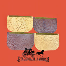 Load image into Gallery viewer, Uplander Ostrich Leather Shell Bag