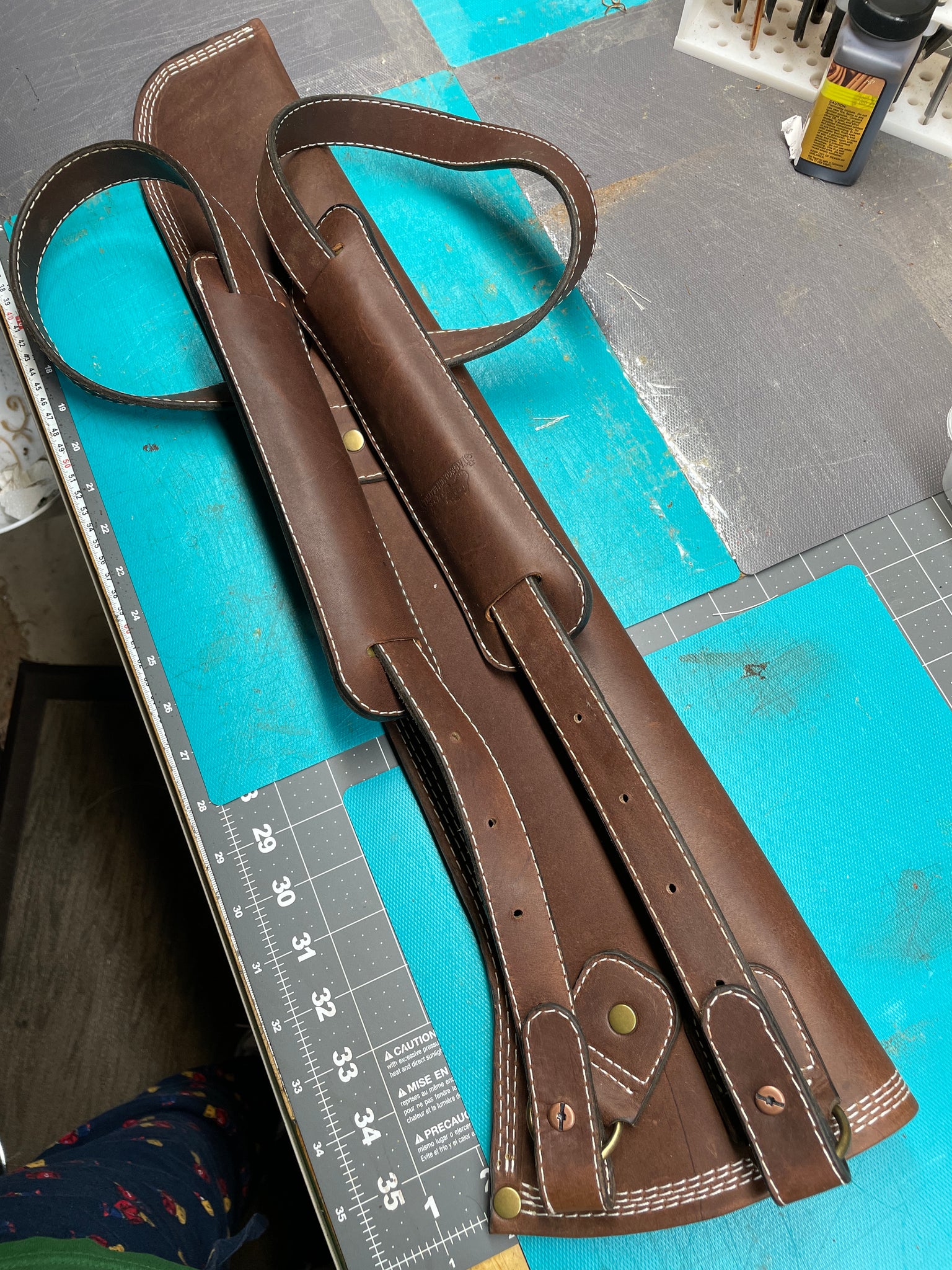 backpack scabbard leather Rifle / Shotgun Backpack Style Scabbard – Stagecoach Leathers