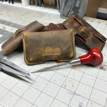 Load image into Gallery viewer, Leather Business Card Holder