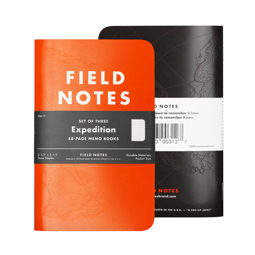 Field Notes EXPEDITION Memo Book. 3pk