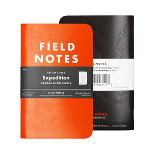 Field Notes EXPEDITION Memo Book. 3pk